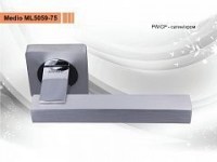 Дверная ручка  Медио  ML5059-75 PW/CP купить в Анапе